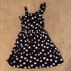 Carters Girls black and white dress